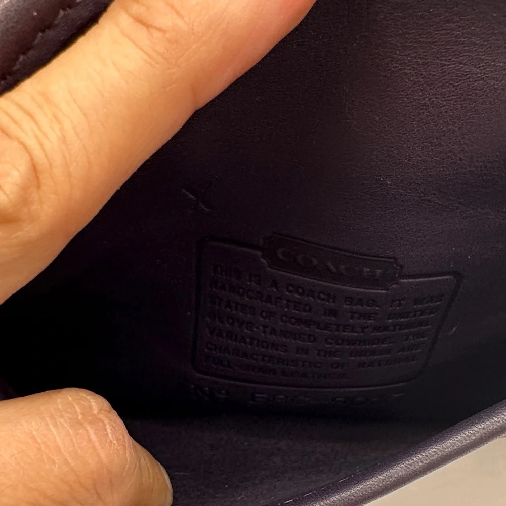 Vintage Coach Abbie Crossbody in Ink - Picture 2 of 12